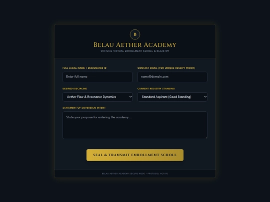 enrollment screenshot
