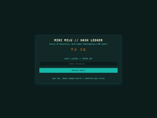 miluhash screenshot