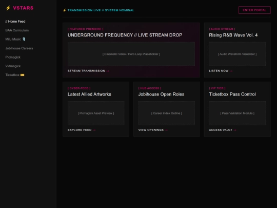 vstars screenshot