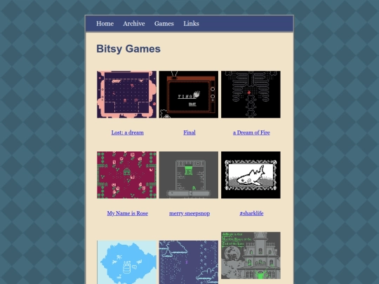 games screenshot