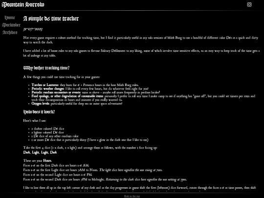 blog screenshot