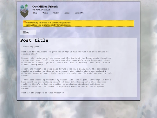 index screenshot