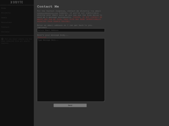 contact screenshot