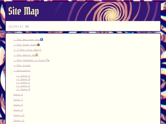 SITEMAP screenshot