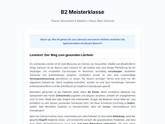 German/1 - 15/15_zahnarzt screenshot