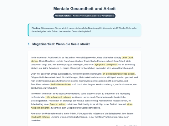 German/36 - 45/37. Mentale Gesundheit screenshot