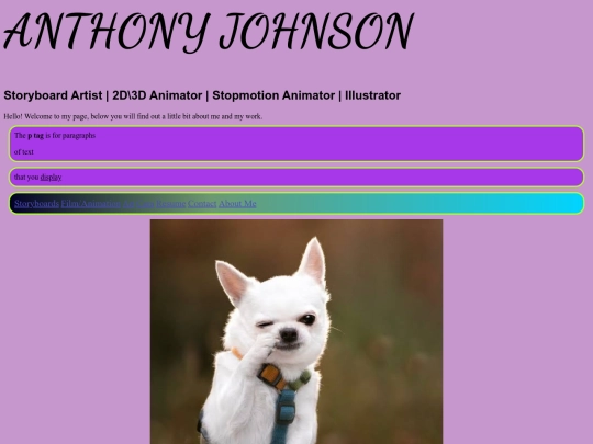 portfolio screenshot