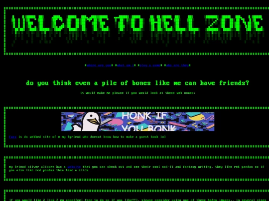 links screenshot
