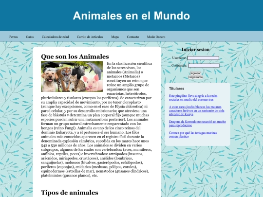 animales screenshot