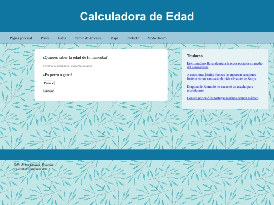 pag/Calculadoraedad screenshot
