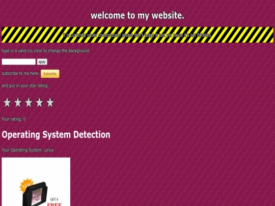 index screenshot