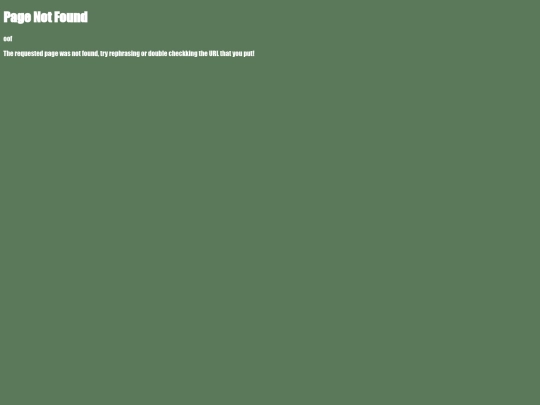 not_found screenshot