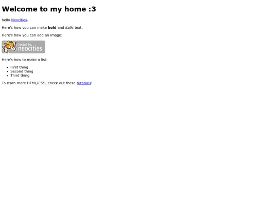 index screenshot