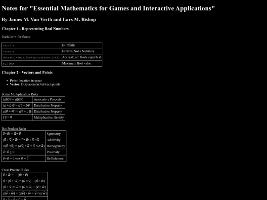 pages/essentialmath screenshot