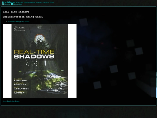 pages/realtimeshadows screenshot