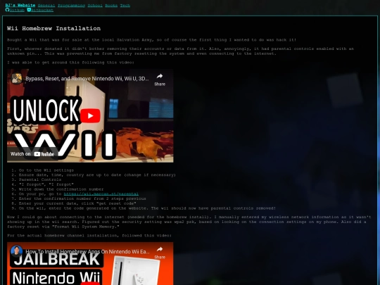 pages/wiihomebrewchannel screenshot
