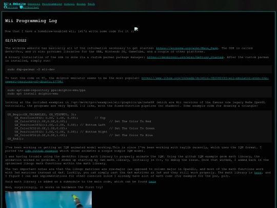 pages/wiiprogramming screenshot