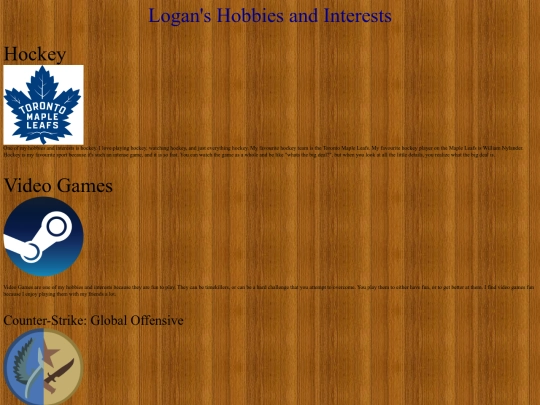 Hobbies screenshot