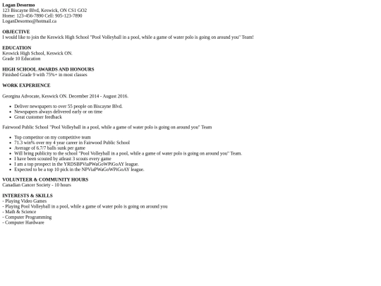 LoganResume screenshot