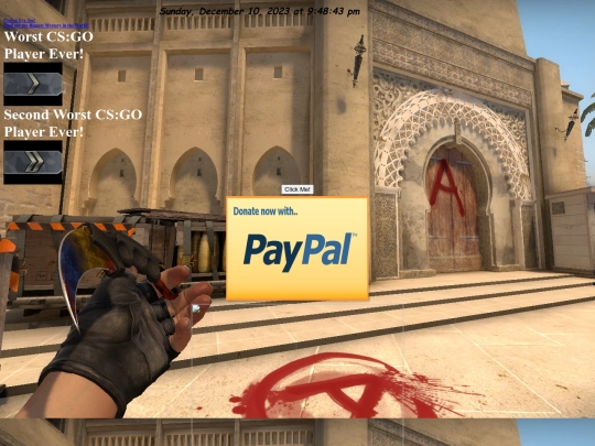 Splash Page screenshot
