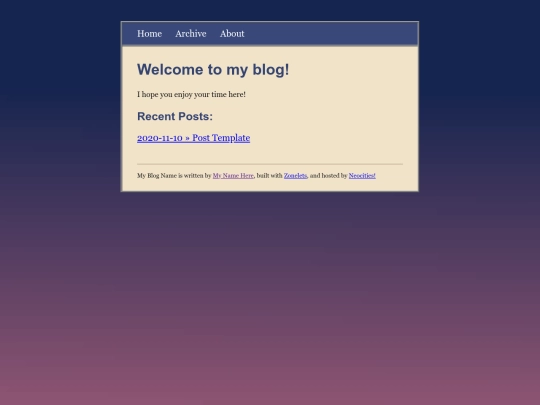 blog screenshot