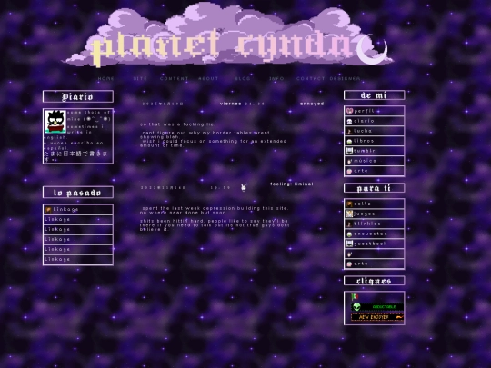 diary screenshot