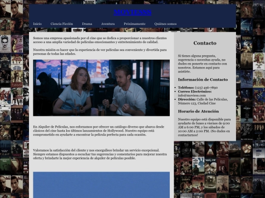 PAGINA/informacion screenshot