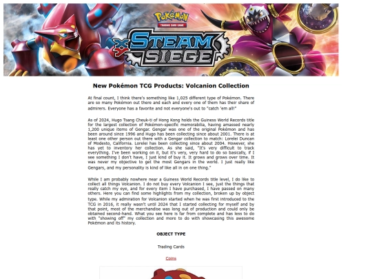 collections screenshot