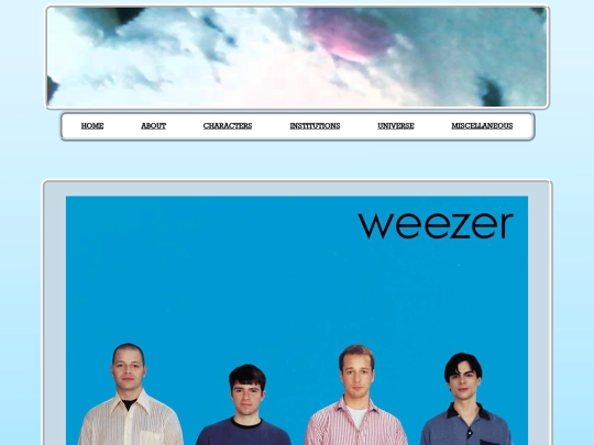 about/weezer screenshot
