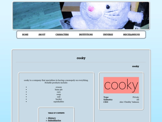 institutions/cooky screenshot