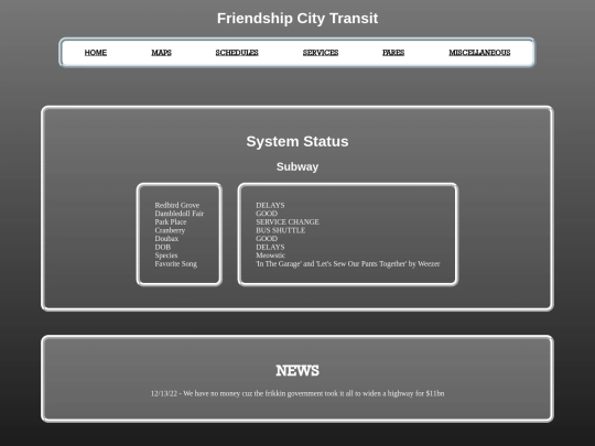 universe/TRANSIT_FCT screenshot