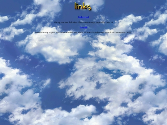 links screenshot