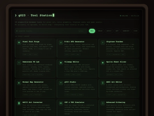 index screenshot