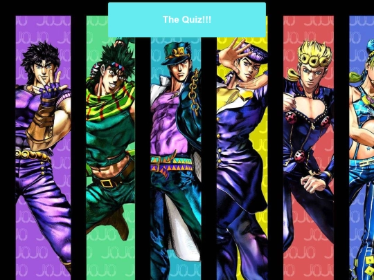 jojoquiz screenshot