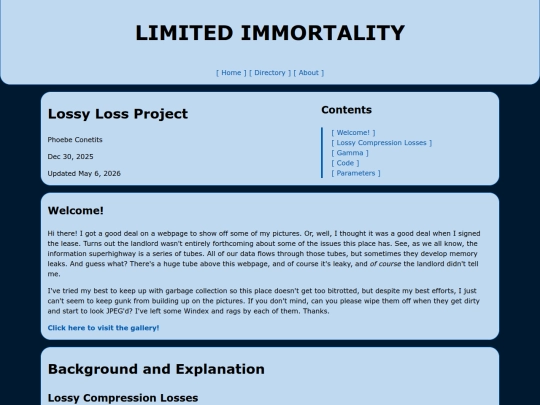 lossy-loss screenshot