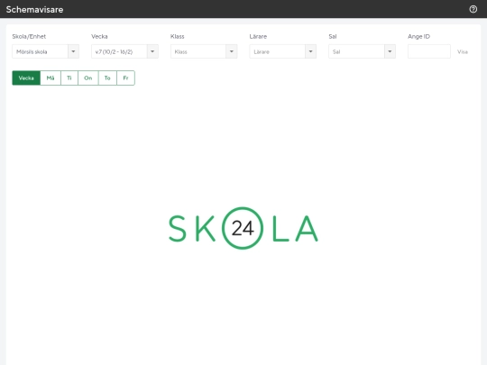 Schemavisare - Skola24 (1) screenshot