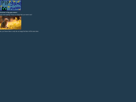 pipgamemaker screenshot