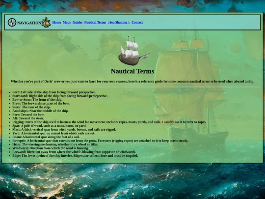 nautical-terms screenshot