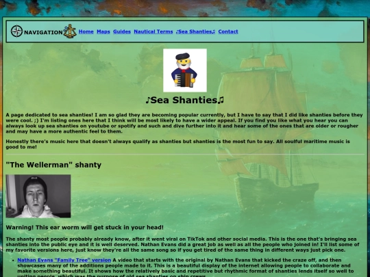shanties screenshot