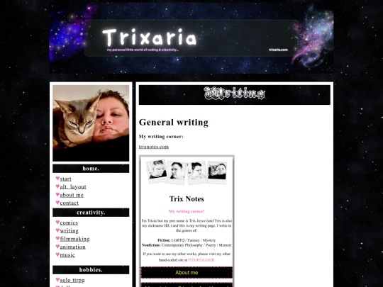 writing screenshot