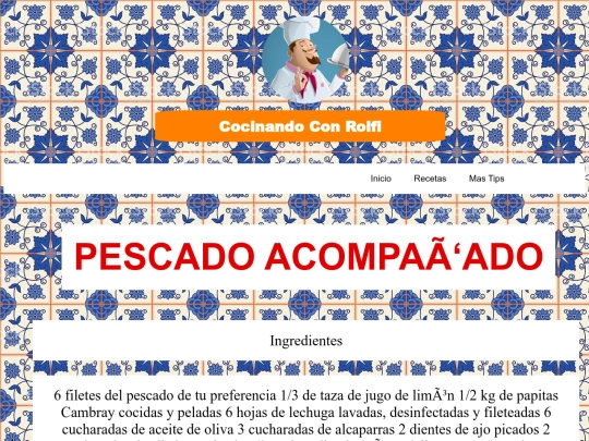 recetas screenshot