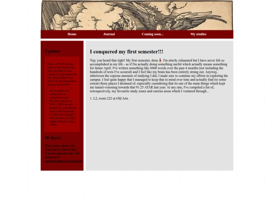 journalendofsem1review screenshot