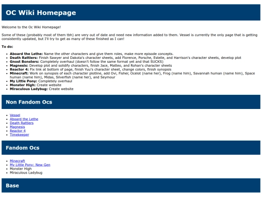 ocwikiHOME screenshot