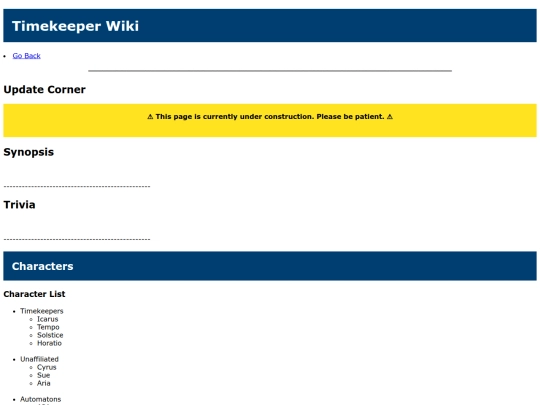 ocwikitimekeeper screenshot