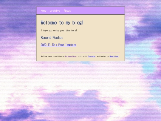 blog screenshot