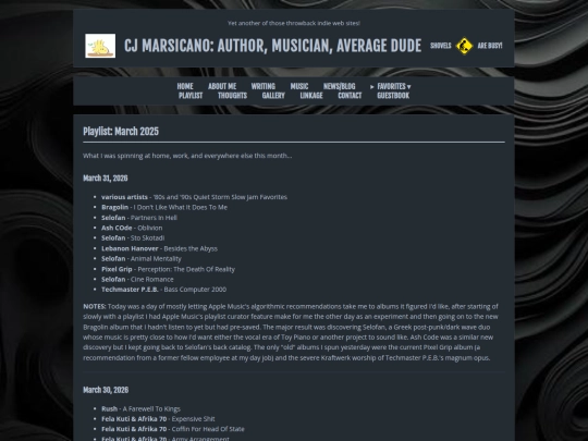 playlist_march2026 screenshot