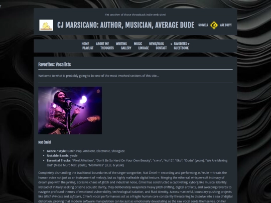 vocalists screenshot