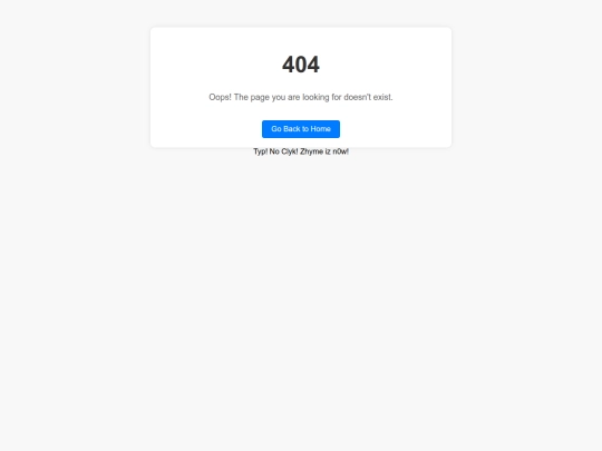 not_found screenshot
