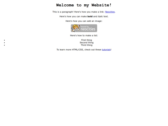 index screenshot