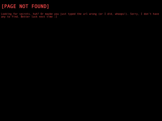 not_found screenshot